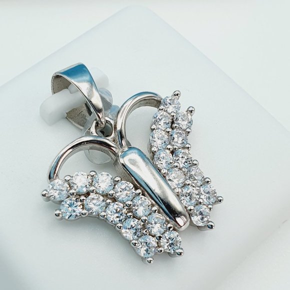 "925 Sterling Silver Cubic Zirconia Pendant, U19254761 - Picture 10 of 11